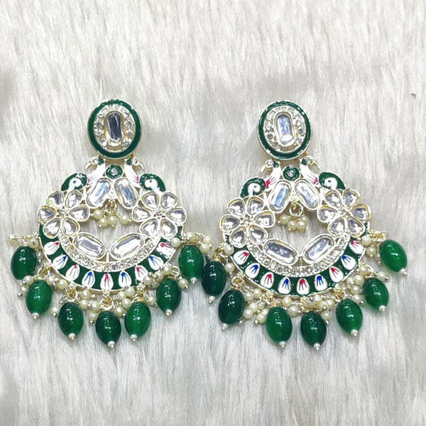 Manisha Jewellery Gold Plated Kundan Stone Dangler Earrings