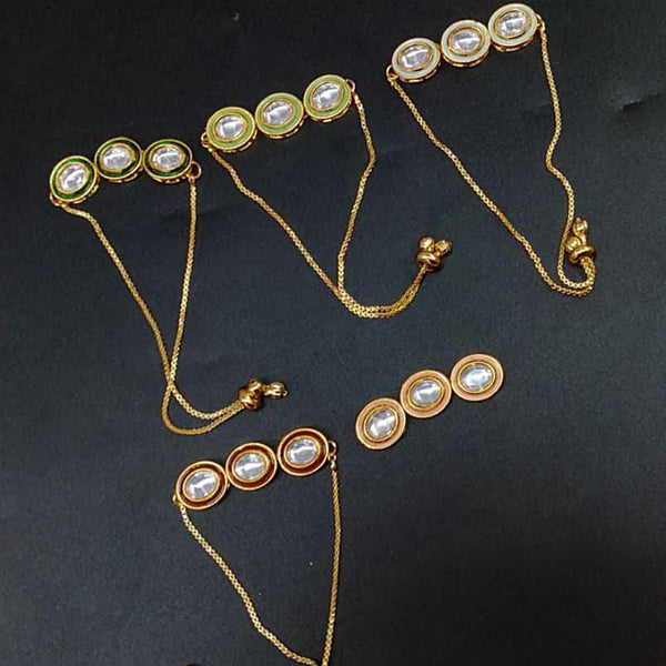 Manisha Jewellery Gold Plated Adjustable Bracelet