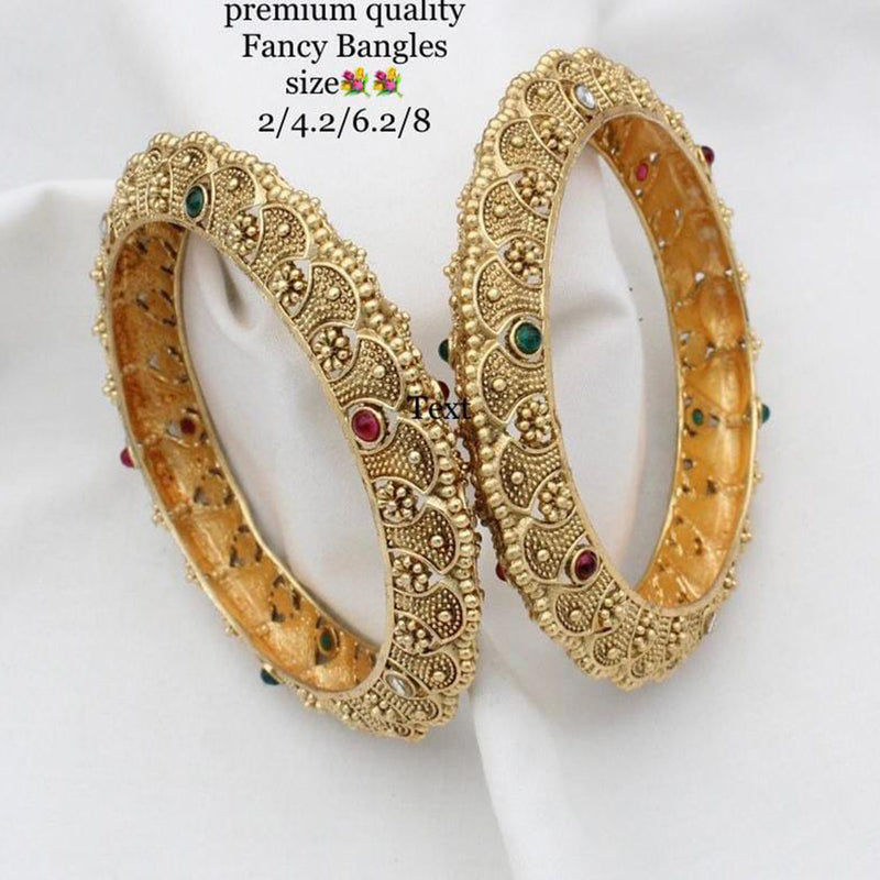 Manisha Jewellery Gold Plated Bangles Set