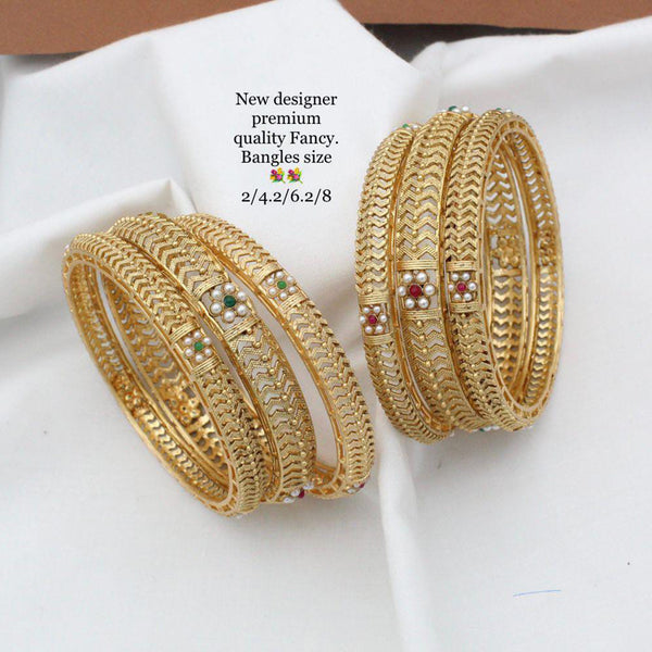 Manisha Jewellery Gold Plated Bangles Set