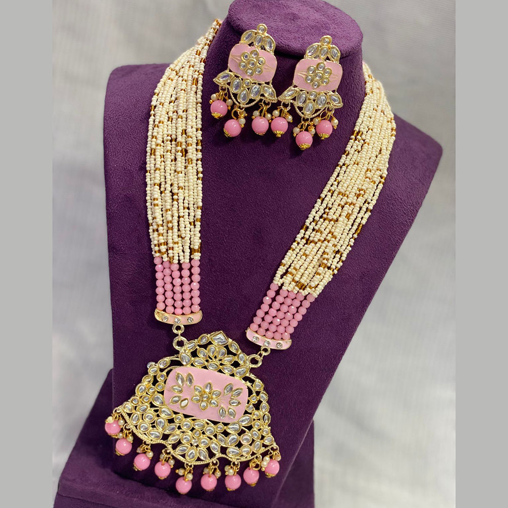 Manisha Jewellery Gold Plated Long Necklace Set