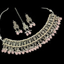 Manisha Jewellery Gold Plated Crystal Stone Necklace Set