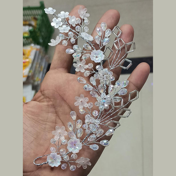 JONKY Bride Wedding Hair Comb Crystal Hair Piece Black Pearl Bridal  Headpieces Hair Accessories for Women : Amazon.com.au: Beauty
