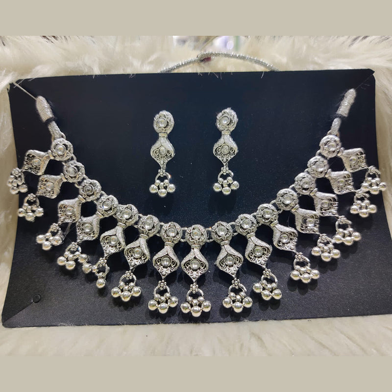Manisha Jewellery Silver Plated Necklace Set
