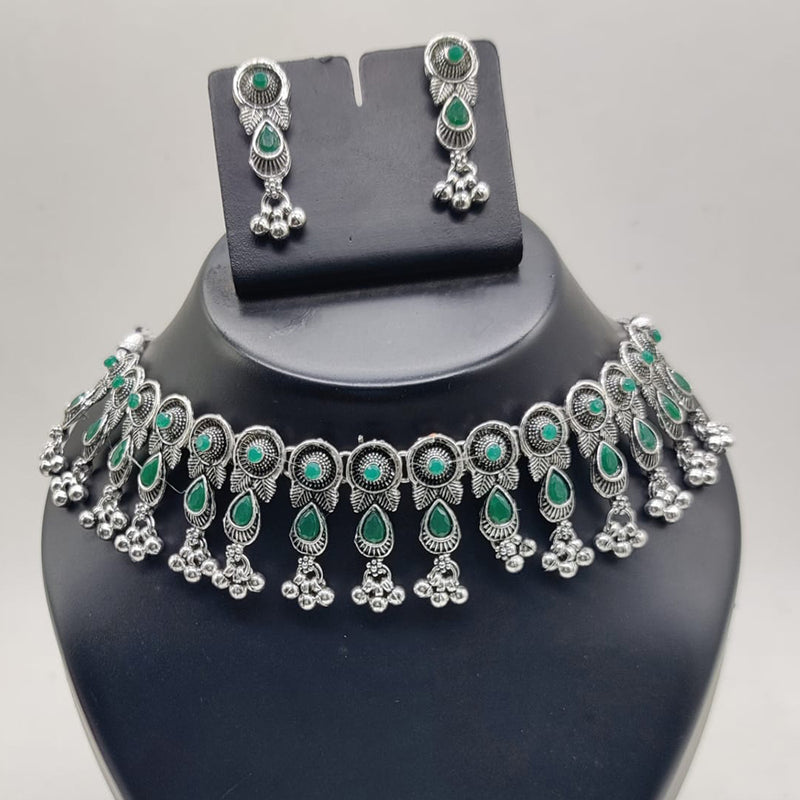 Manisha Jewellery Oxidised Plated Necklace Set