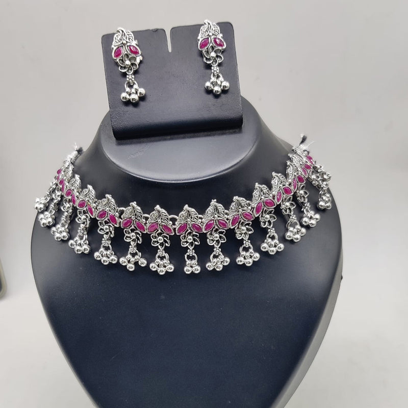 Manisha Jewellery Oxidised Plated Necklace Set