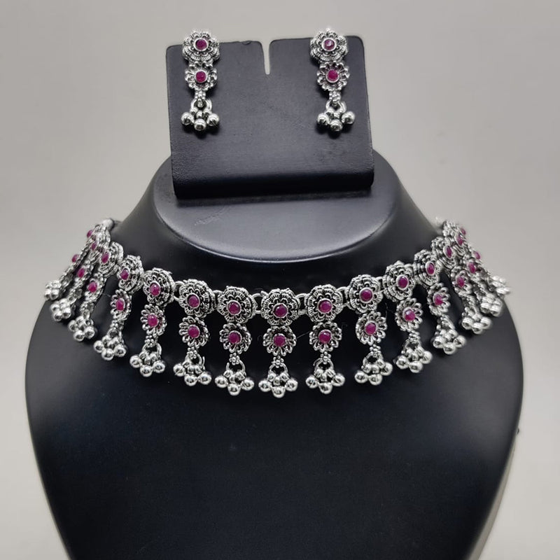 Manisha Jewellery Oxidised Plated Necklace Set