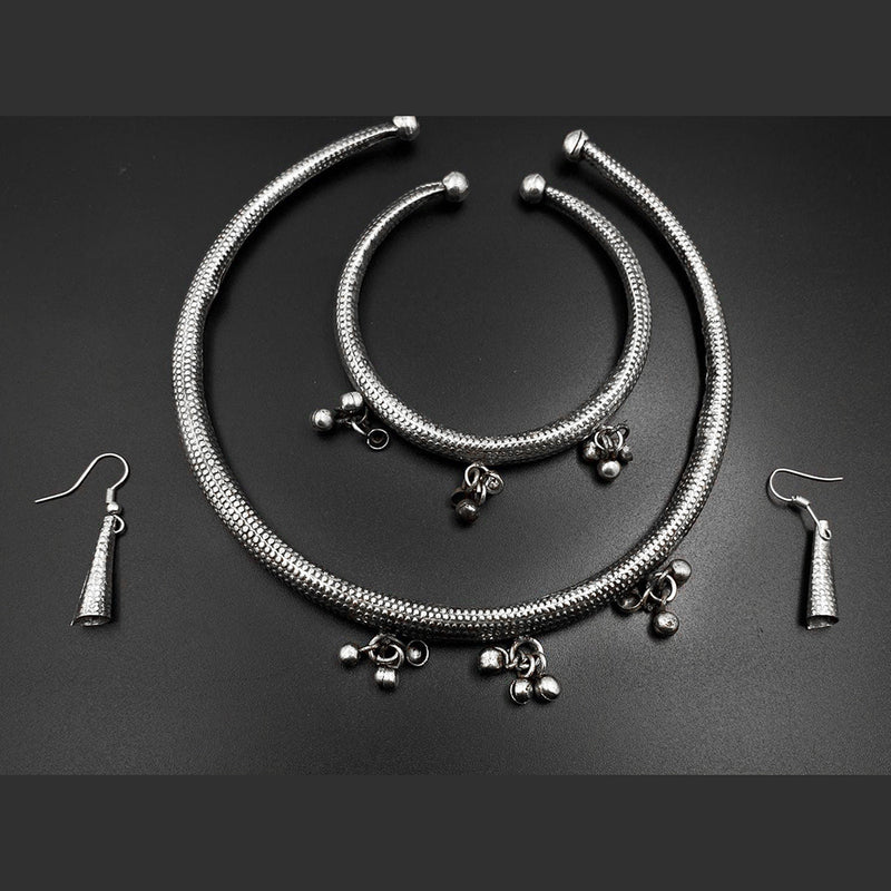 Manisha Jewellery Oxidised Plated Combo Set