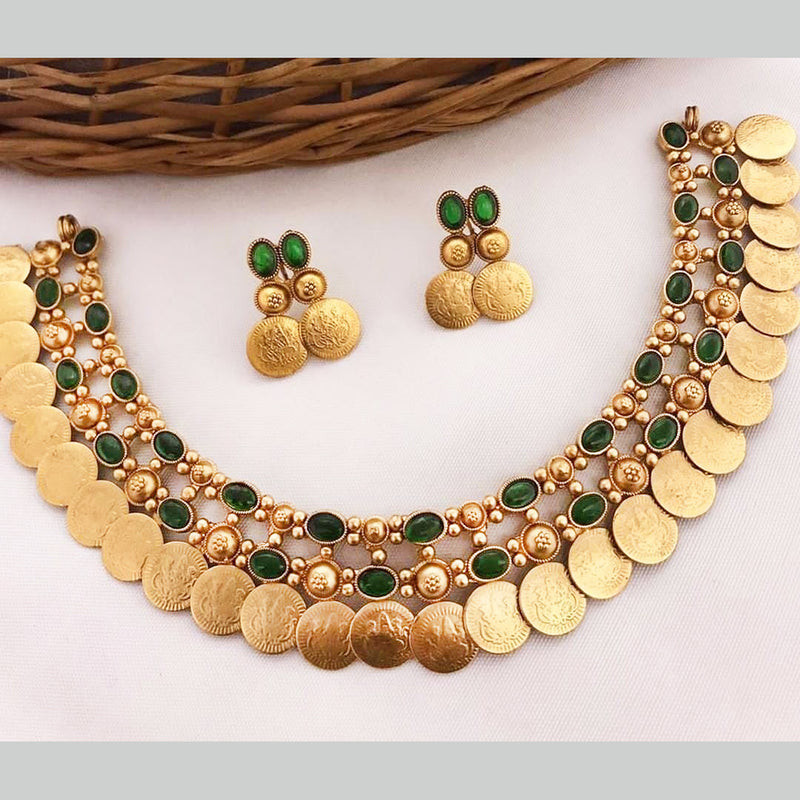 Manisha Jewellery Gold Plated Necklace Set