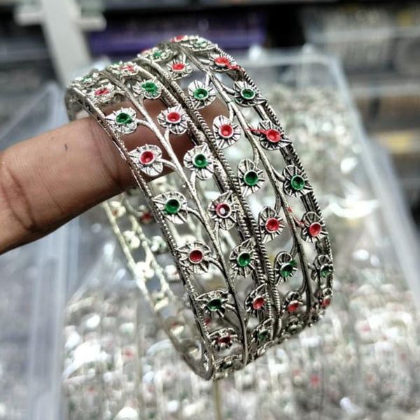 Manisha Jewellery Oxidised Plated Bangles Set