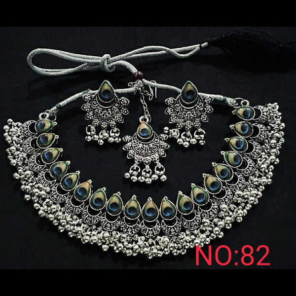 Manisha Jewellery Oxidised Plated Necklace Set