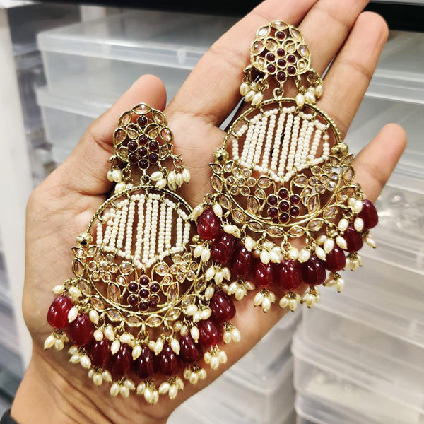 Heavy on sale artificial earrings