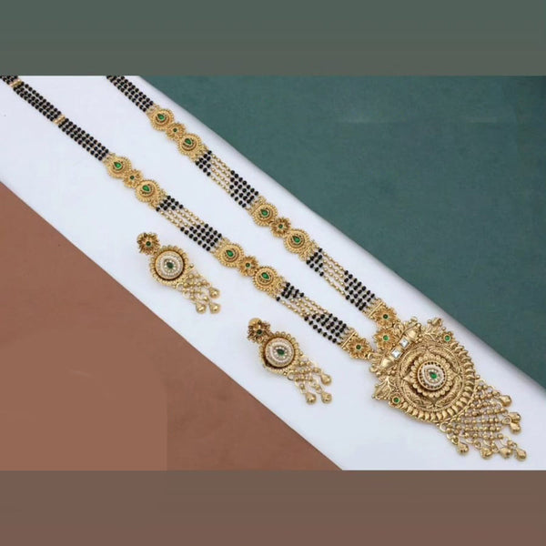 Manisha Jewellery Gold Plated Mangalsutra