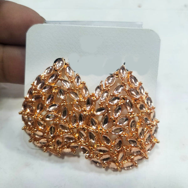 Manisha Jewellery Gold Plated Kundan Stone Stud Earrings