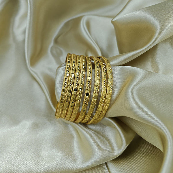 Manisha Jewellery Gold Plated  Bangles Set