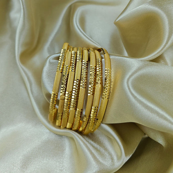 Manisha Jewellery Gold Plated  Bangles Set