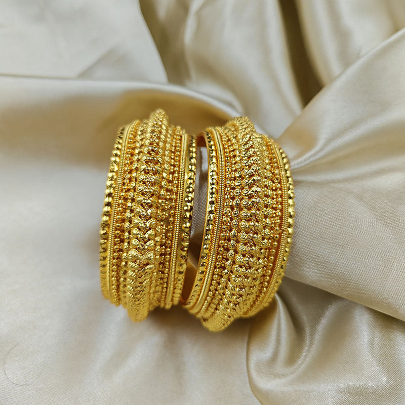 Manisha Jewellery Gold Plated  Bangles Set