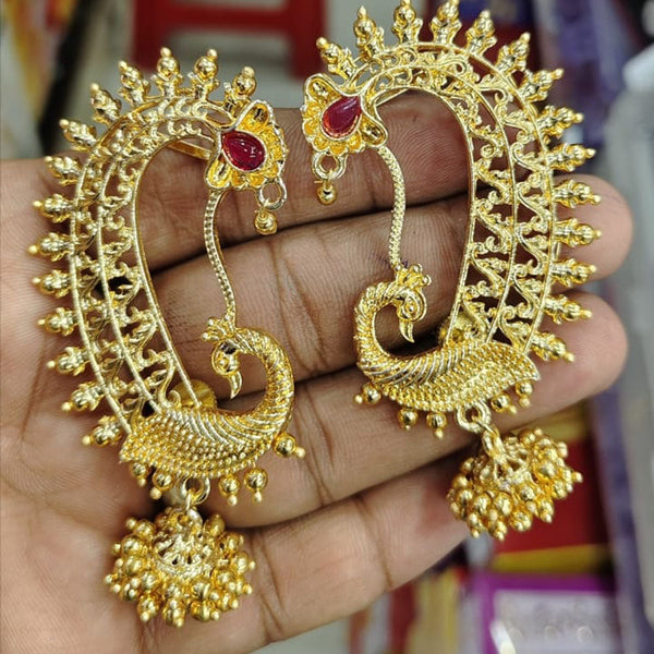 Manisha Jewellery Gold Plated Pota Stone Ear Cuff