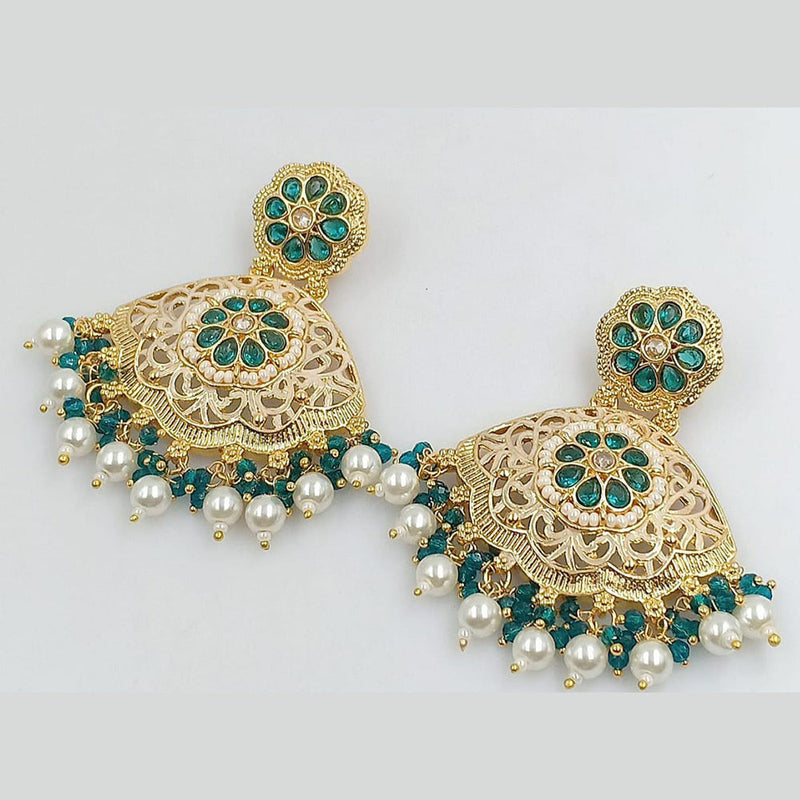 Manisha Jewellery Gold Plated Pearl Dangler Earrings