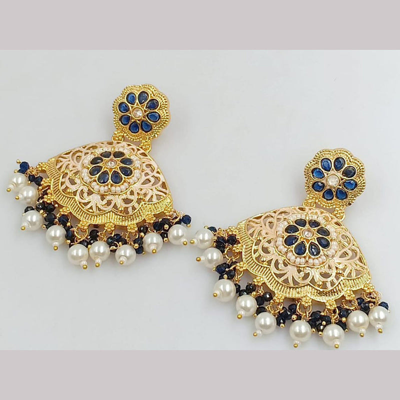 Manisha Jewellery Gold Plated Pearl Dangler Earrings