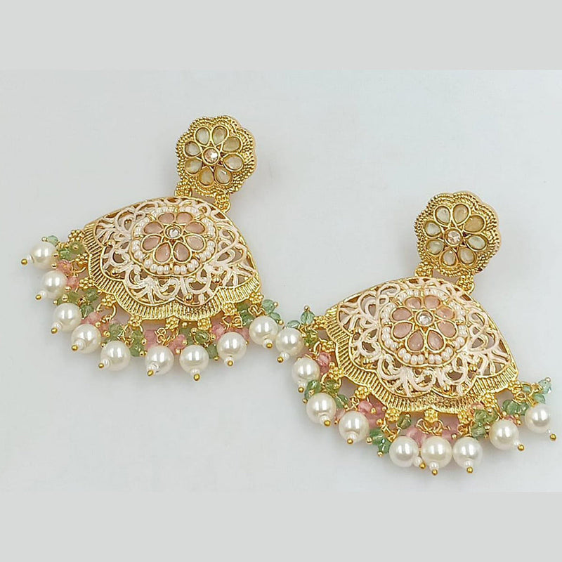 Manisha Jewellery Gold Plated Pearl Dangler Earrings