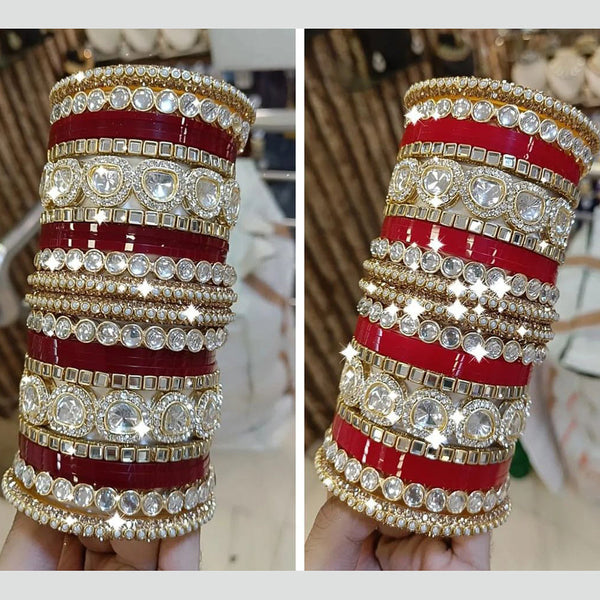 Manisha Jewellery Gold Plated Acrylic Bangles Set (1 Piece Only)