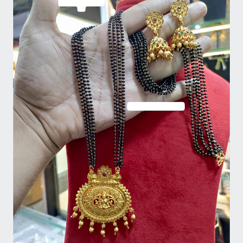 Manisha Jewellery Gold Plated Pota Stone Manglasutra