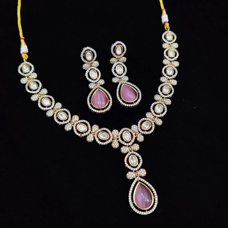 Manisha Jewellery Gold Plated Austrian Stone Necklace Set