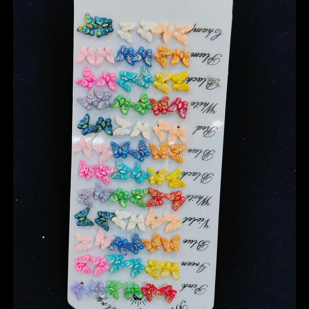 Manisha Jewellery Multi Colors Stud Earrings Combo