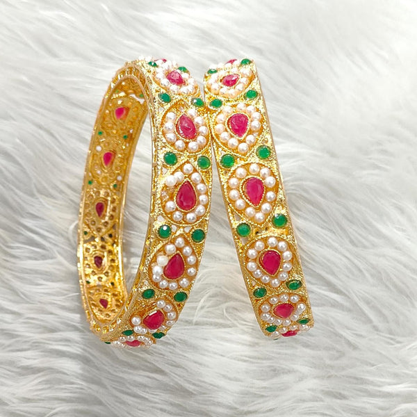 Manisha Jewellery Gold Plated Bangle Set