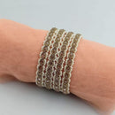 Manisha Jewellery Gold Plated Crystal Stone And Pearls Bangle Set