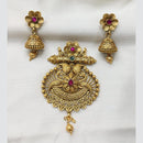 Manisha Jewellery Gold Plated Pendant Set