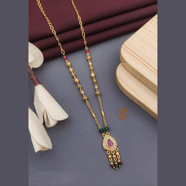 Manisha Jewellery Gold Plated Necklace Set