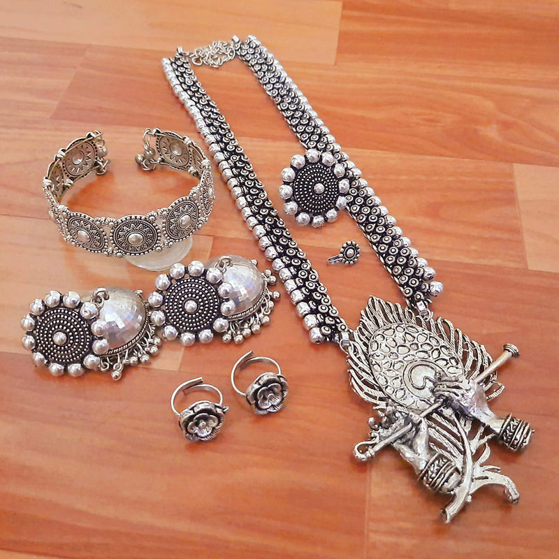 Manisha Jewellery Oxidised Plated Combo Set