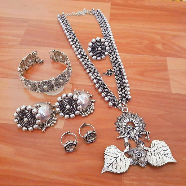 Manisha Jewellery Oxidised Plated Combo Set