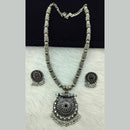 Manisha Jewellery Oxidised Plated Mirror Necklace Set