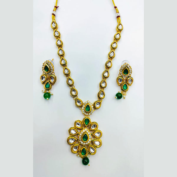 Manisha Jewellery Gold Plated Austrian Stone Necklace Set