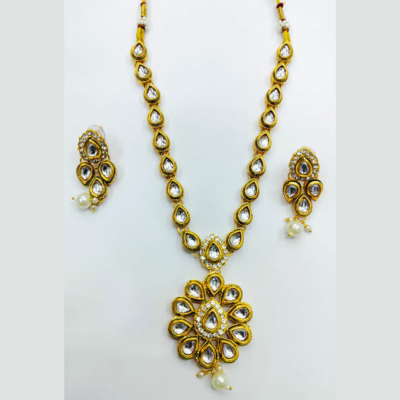 Manisha Jewellery Gold Plated Austrian Stone Necklace Set