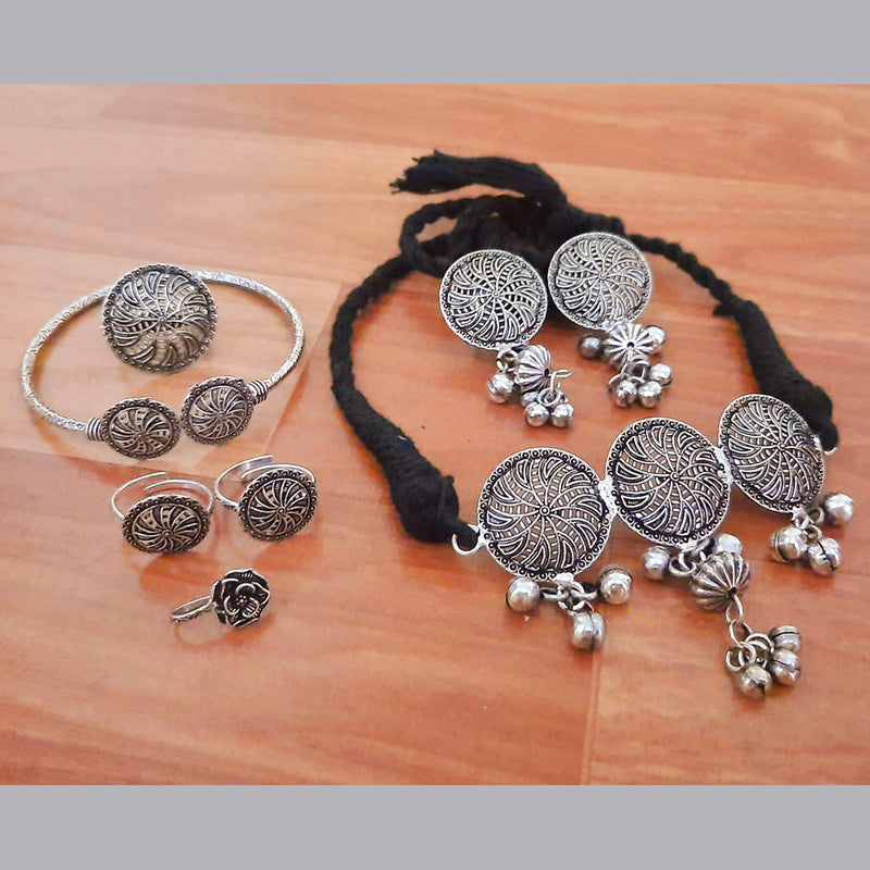 Manisha Jewellery Oxidised Plated Combo Set