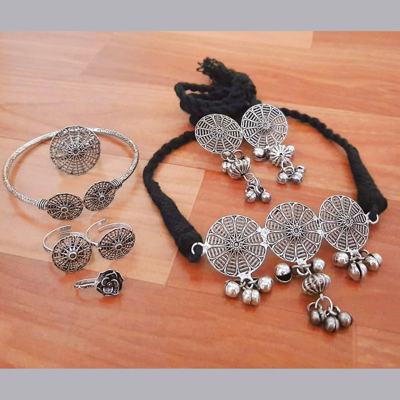 Manisha Jewellery Oxidised Plated Combo Set