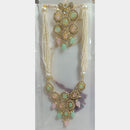 Manisha Jewellery Gold Plated Austrian Stone And Pearl Necklace Set