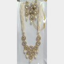 Manisha Jewellery Gold Plated Austrian Stone And Pearl Necklace Set