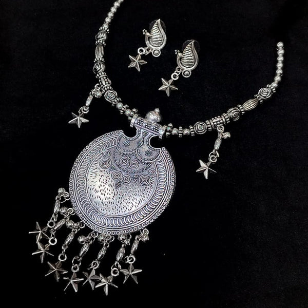 Manisha Jewellery Oxidised Plated Necklace Set