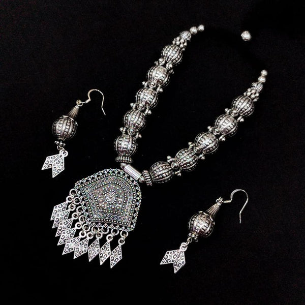 Manisha Jewellery Oxidised Plated Necklace Set