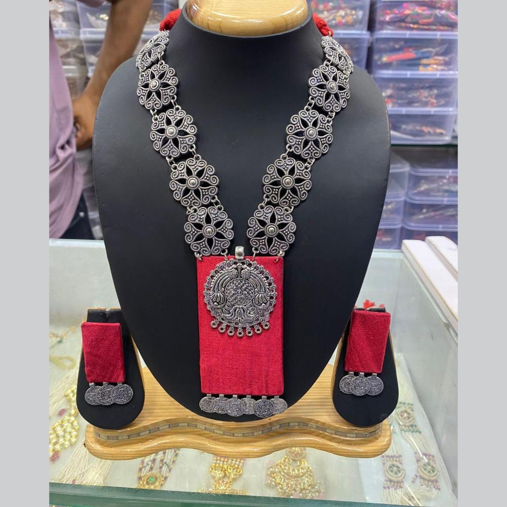 Manisha Jewellery Oxidised Plated Necklace Set