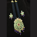 Manisha Jewellery Gold Plated Kundan Stone And Beads Necklace Set