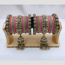 Manisha Jewellery Gold Plated Kundan Stone Bangles Set