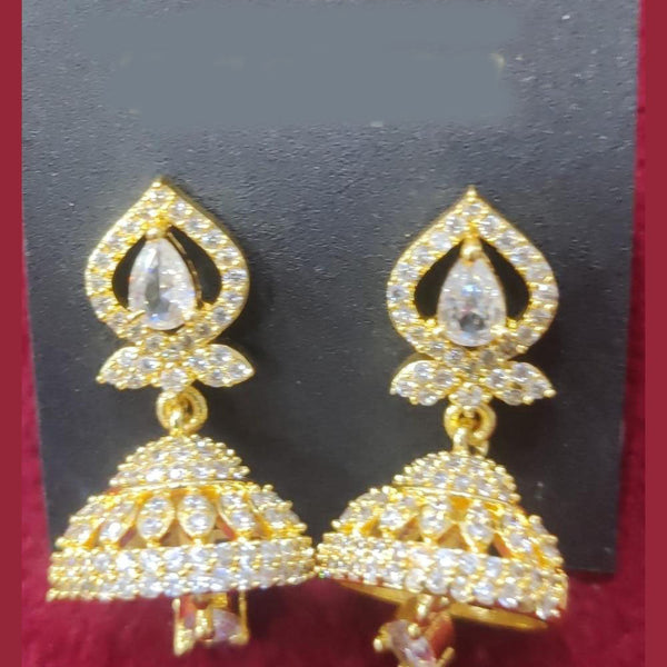 Manisha Jewellery Gold Plated Austrian Stone Jhumki Earrings