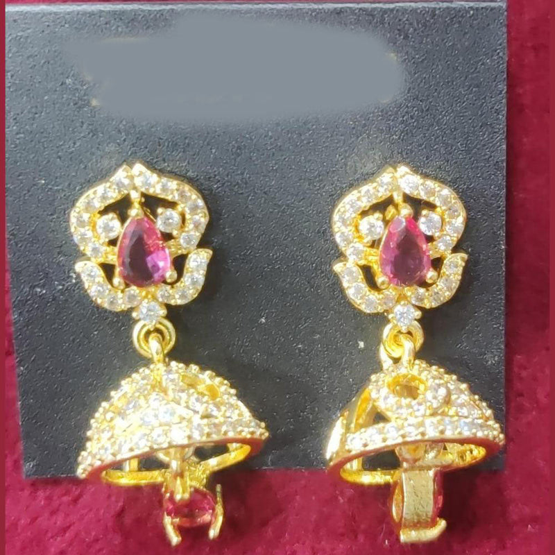 Manisha Jewellery Gold Plated Austrian Stone Jhumki Earrings