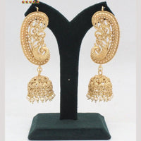 Manisha Jewellery Gold Plated Pota Stone Earcuff Jhumki